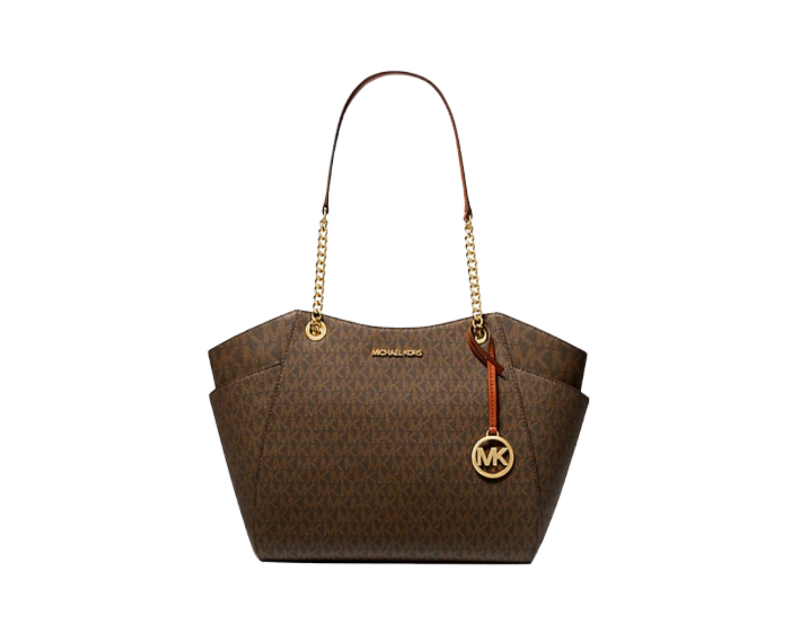 Foto 2 pulgar | Bolsa Michael Kors Jet Set Logo Shoulder 35s4gtvt3b Color Café