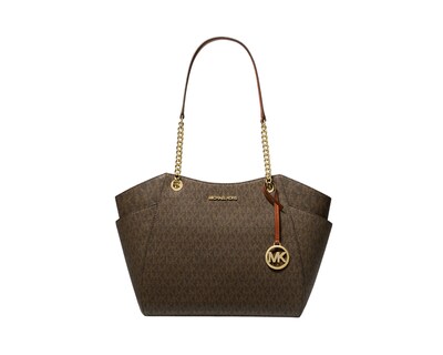 Foto 1 | Bolsa Michael Kors Jet Set Logo Shoulder 35s4gtvt3b Café