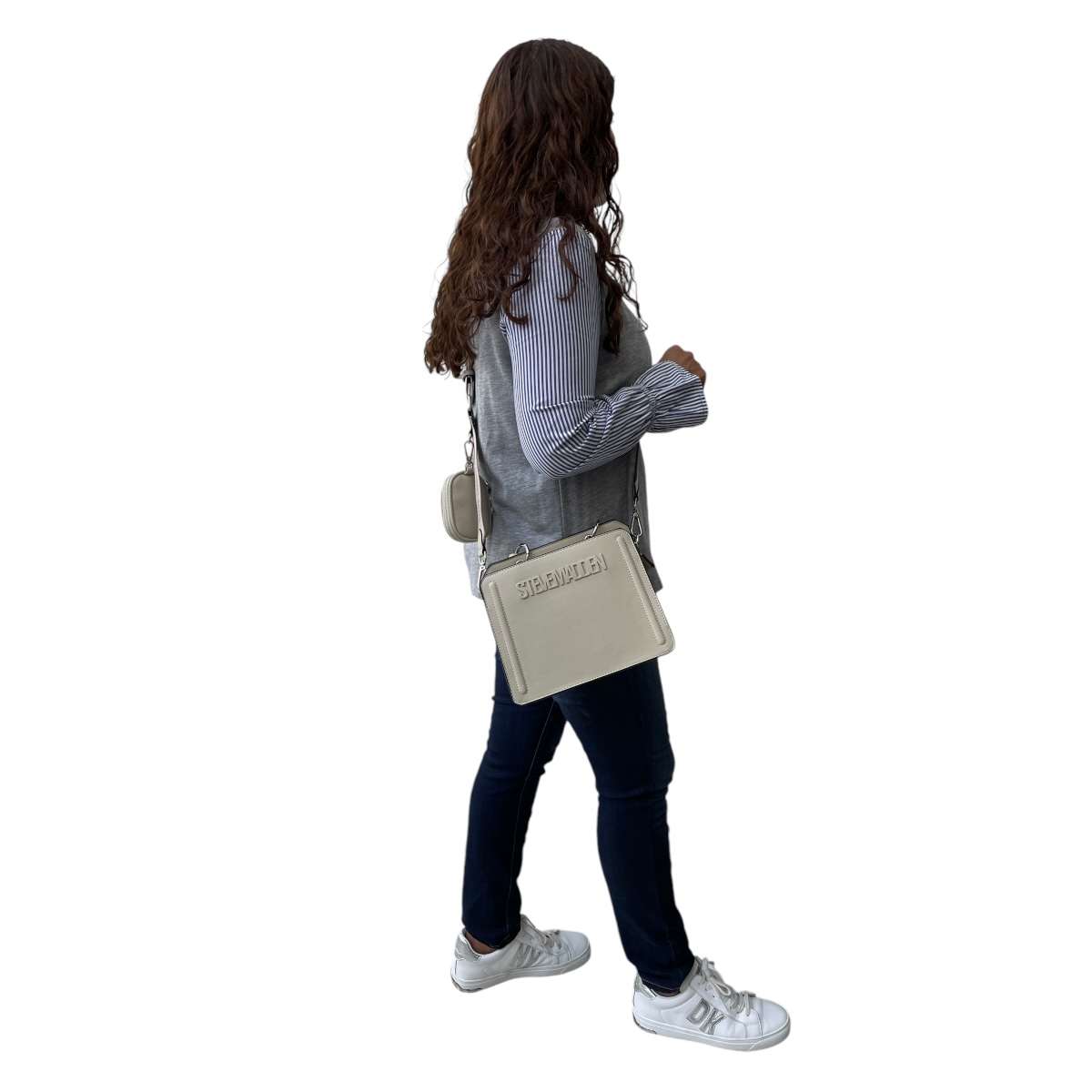 Foto 4 | Combo Bolsa Steve Madden Bevelyn Cream + Termo 30 Oz