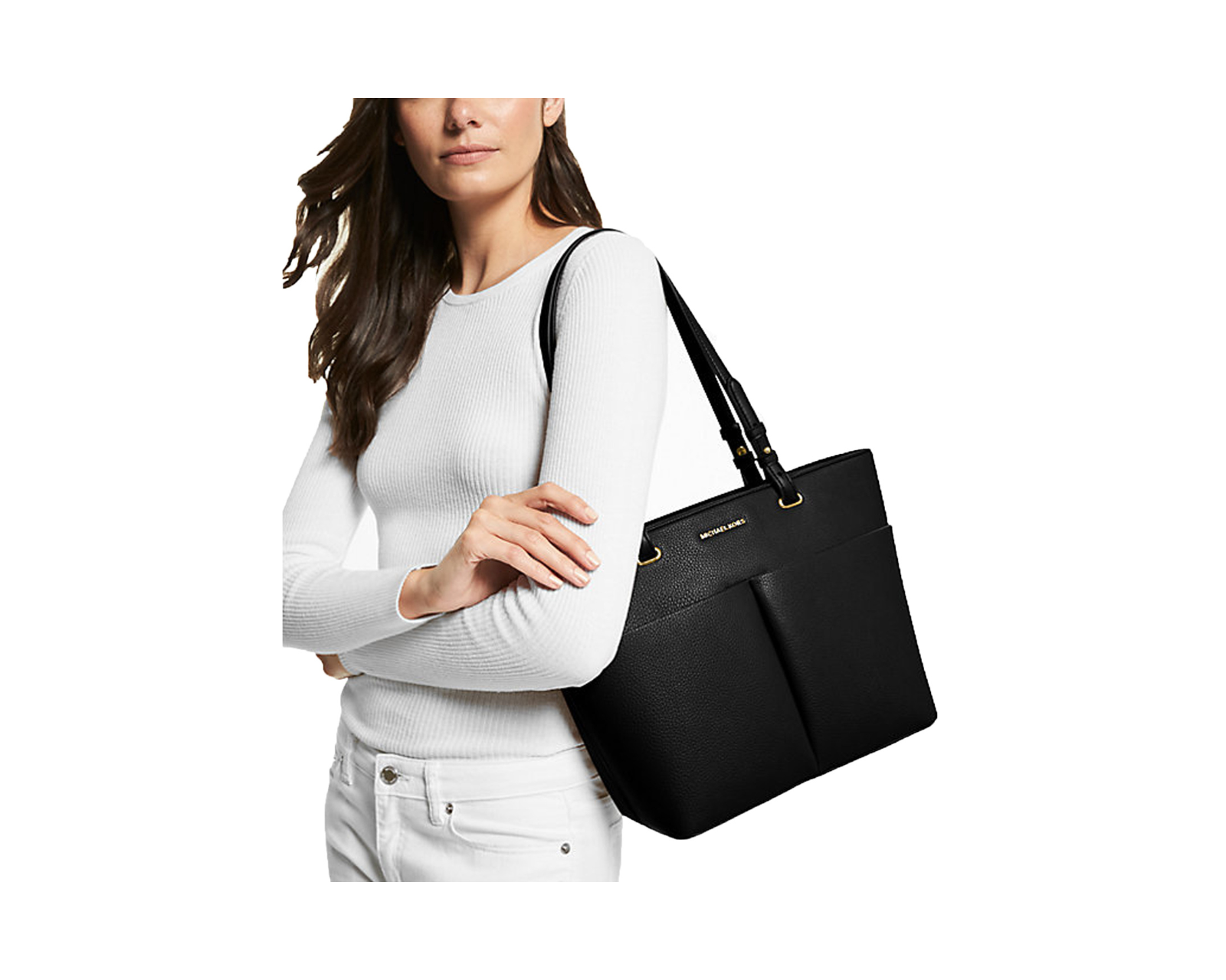 Foto 5 pulgar | Bolsa Michael Kors Bedford Tote Bag Shoulder 30f2gbft2l Negra