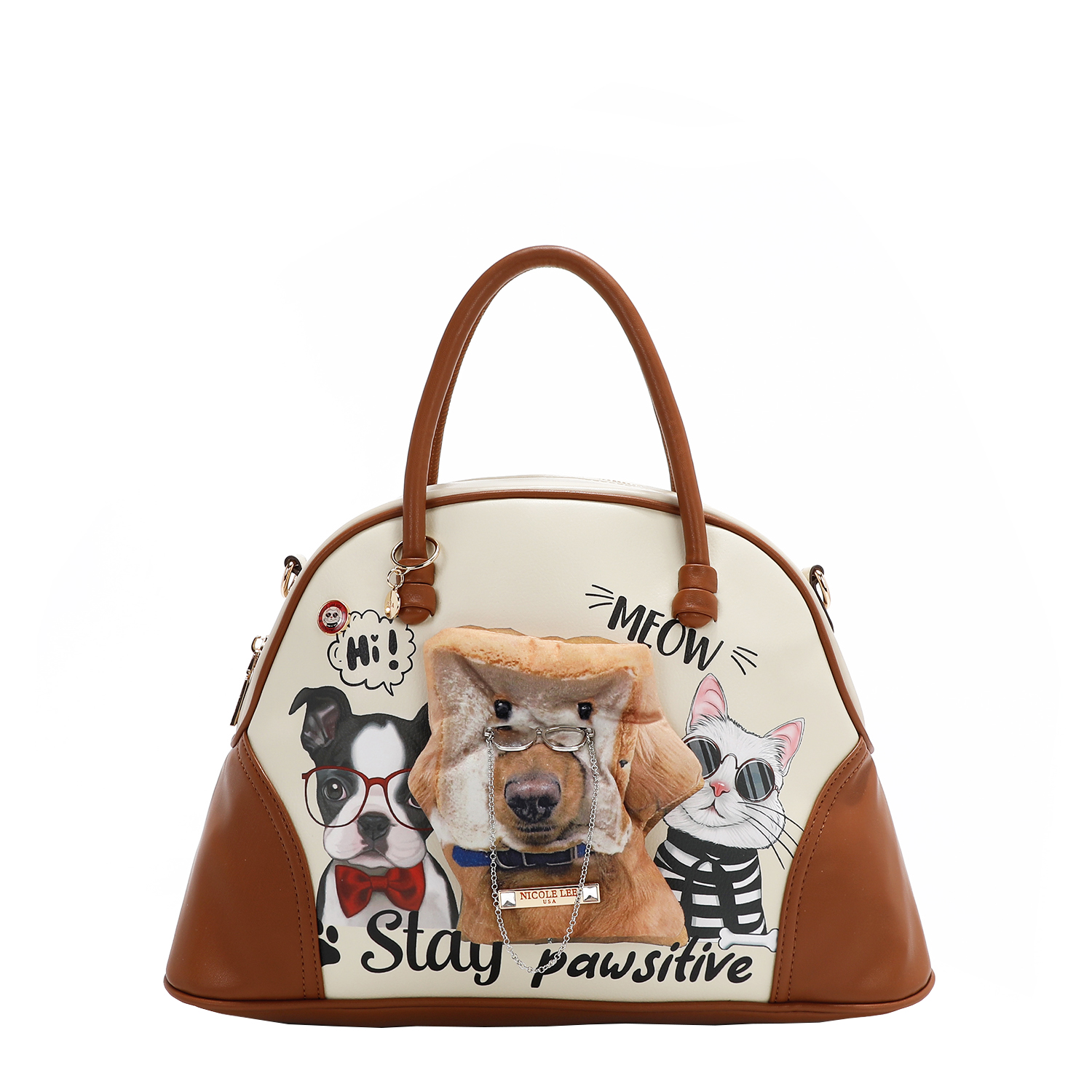 Bolsa Dome De Nicole Lee Estampado Big Brother