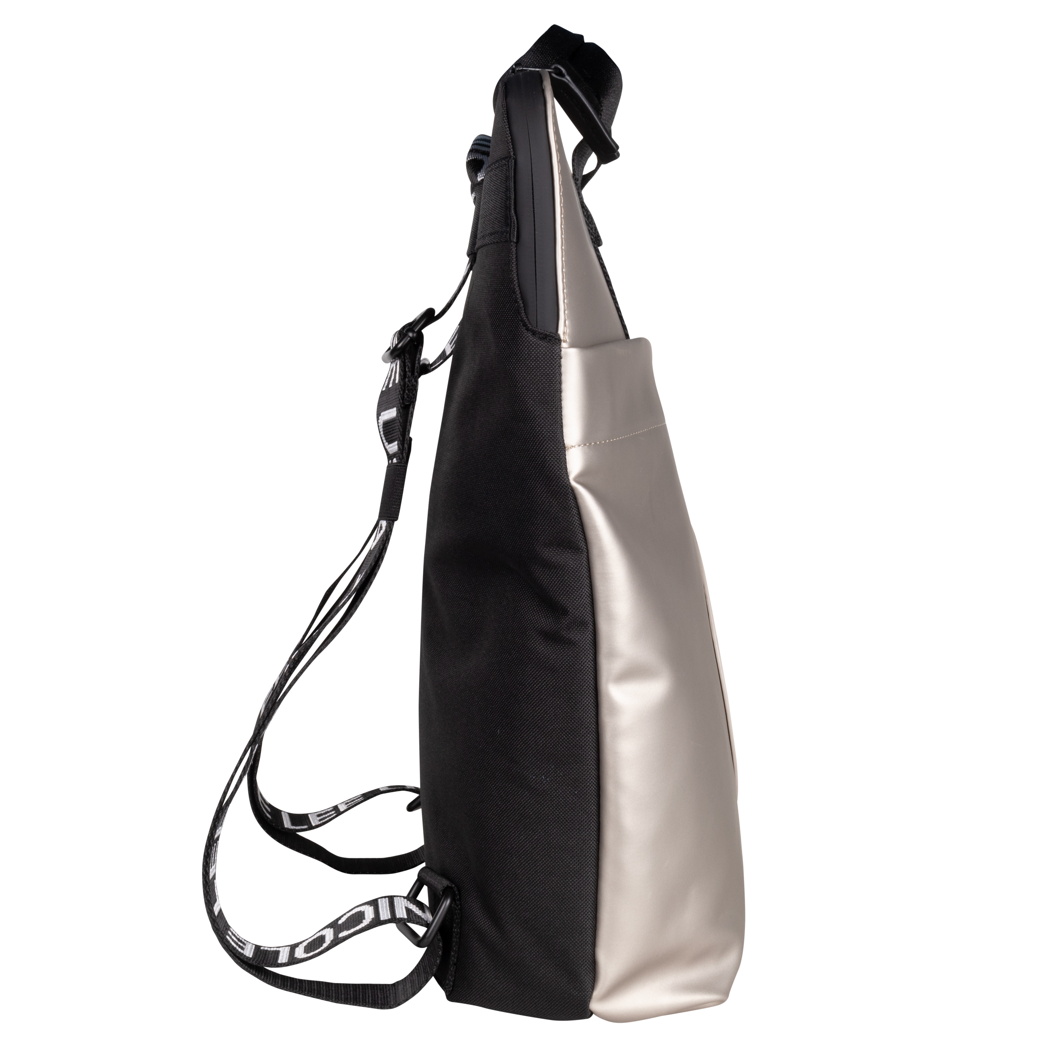Foto 5 pulgar | Bolso Porta Laptop Nicole Lee Plateado
