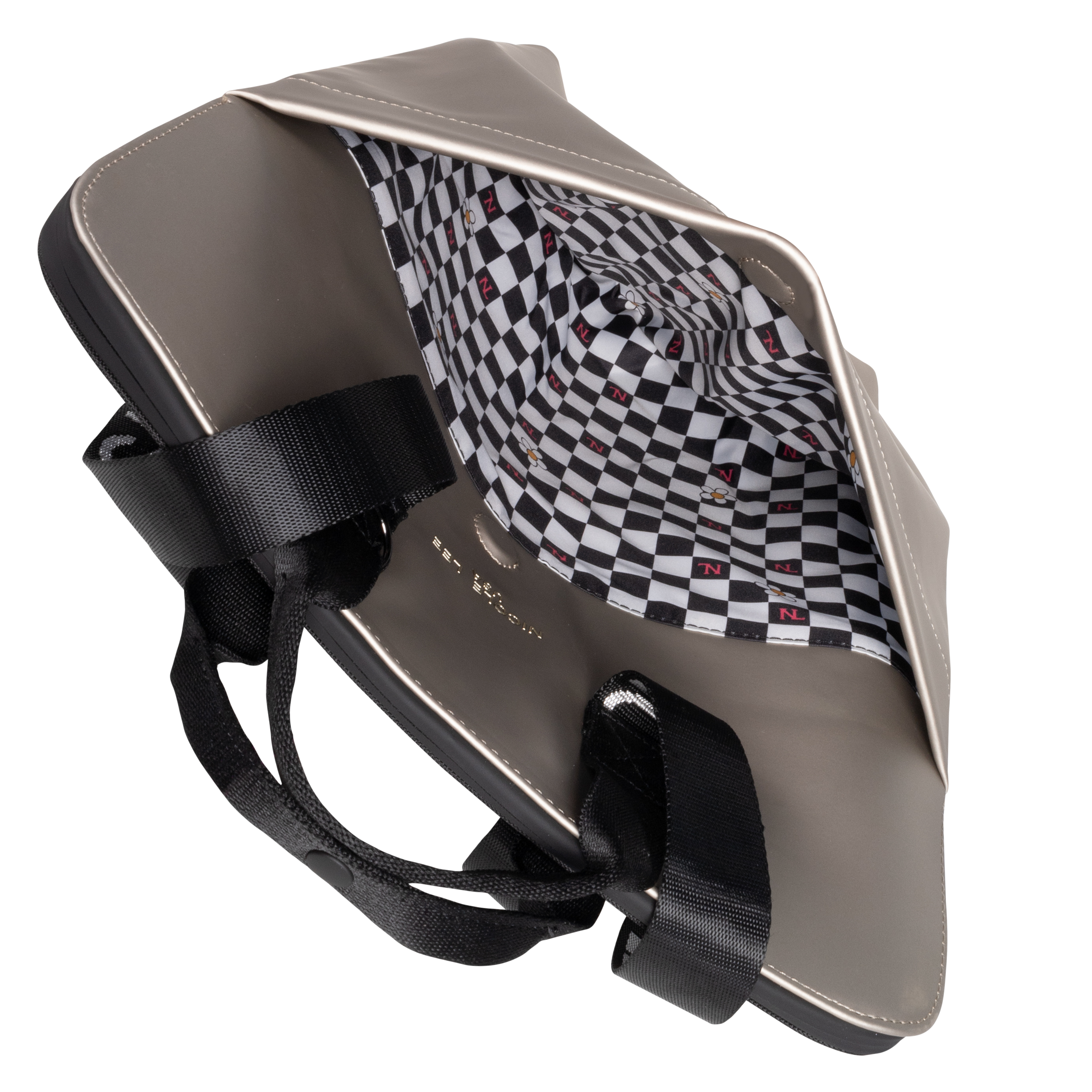 Foto 6 pulgar | Bolso Porta Laptop Nicole Lee Plateado