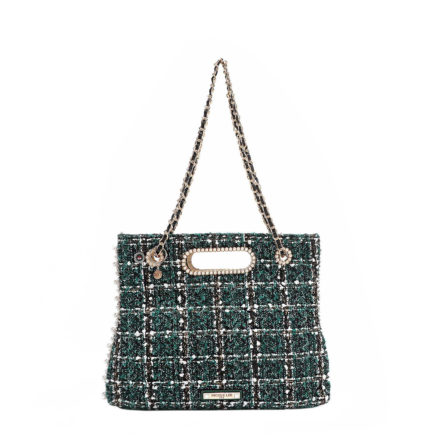 Bolsa Tote De Nicole Lee Tela Tweed