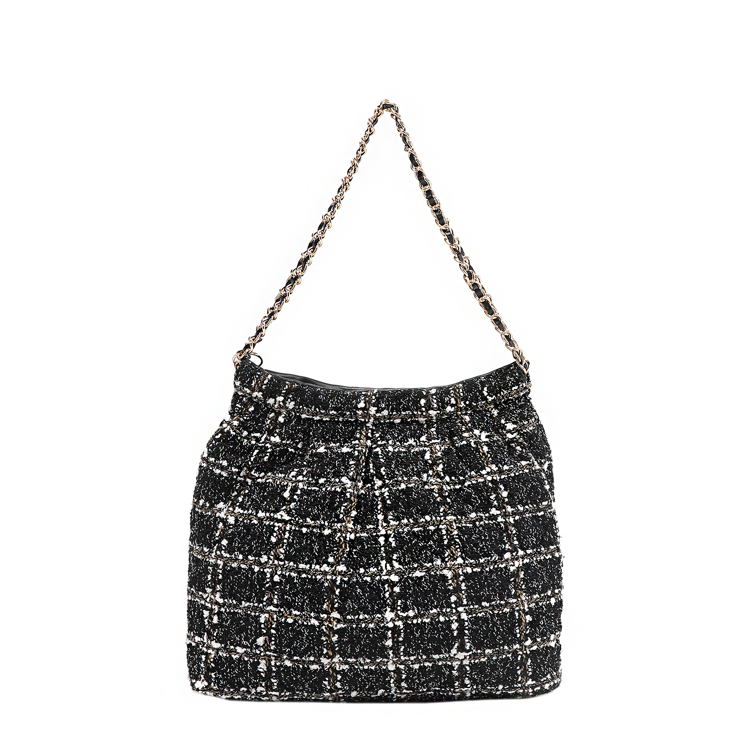 Foto 3 pulgar | Bolsa Shoulder De Nicole Lee Tela Tweed