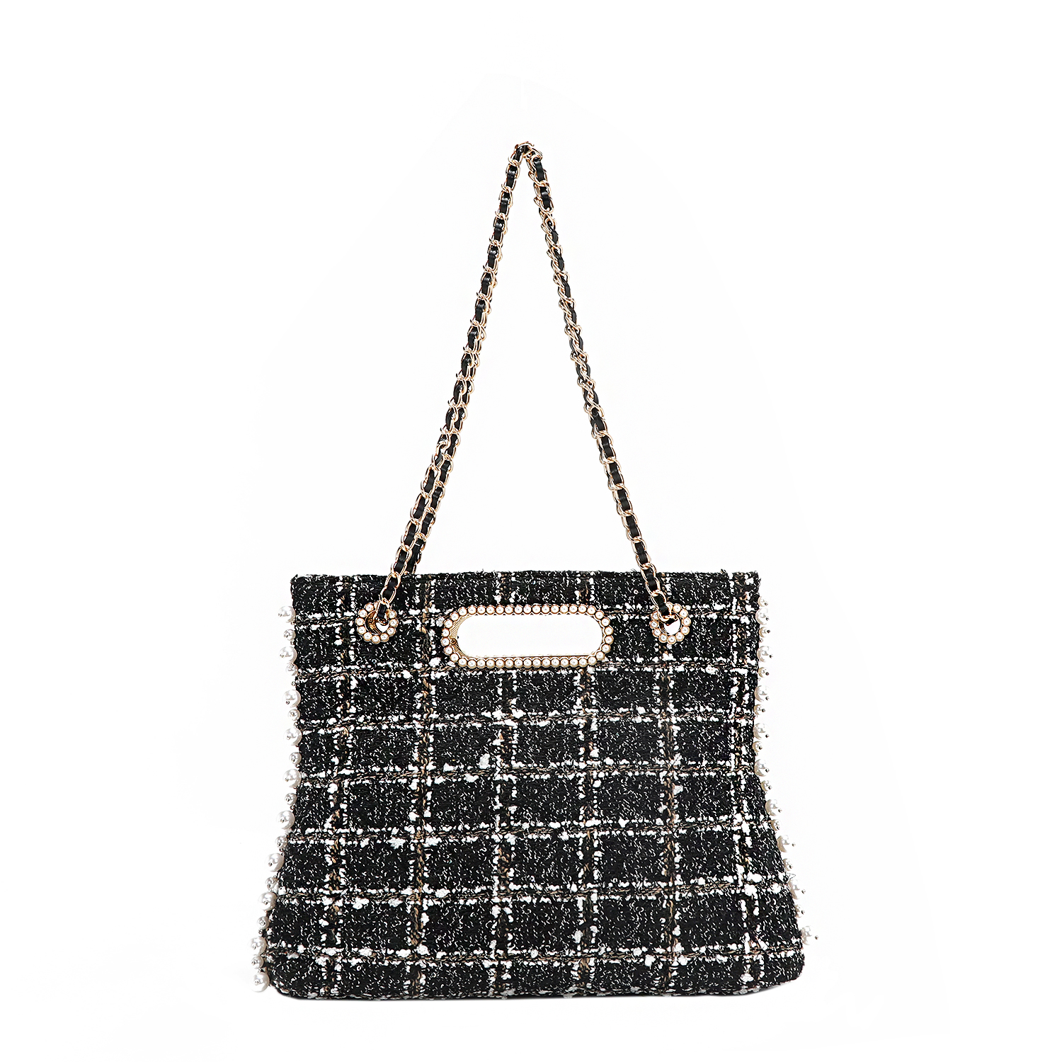 Foto 2 | Bolsa Tote De Nicole Lee Tela Tweed