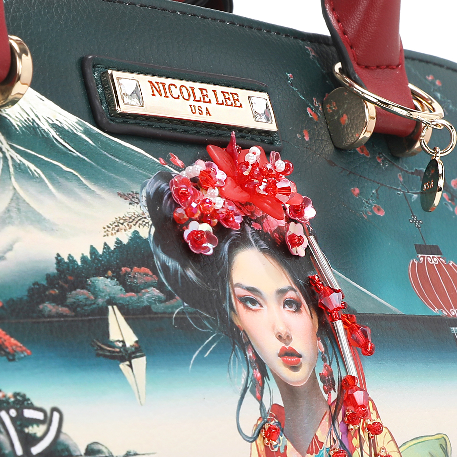 Foto 6 | Bolsa Hobo Nicole Lee Estampada Akiko La Belleza