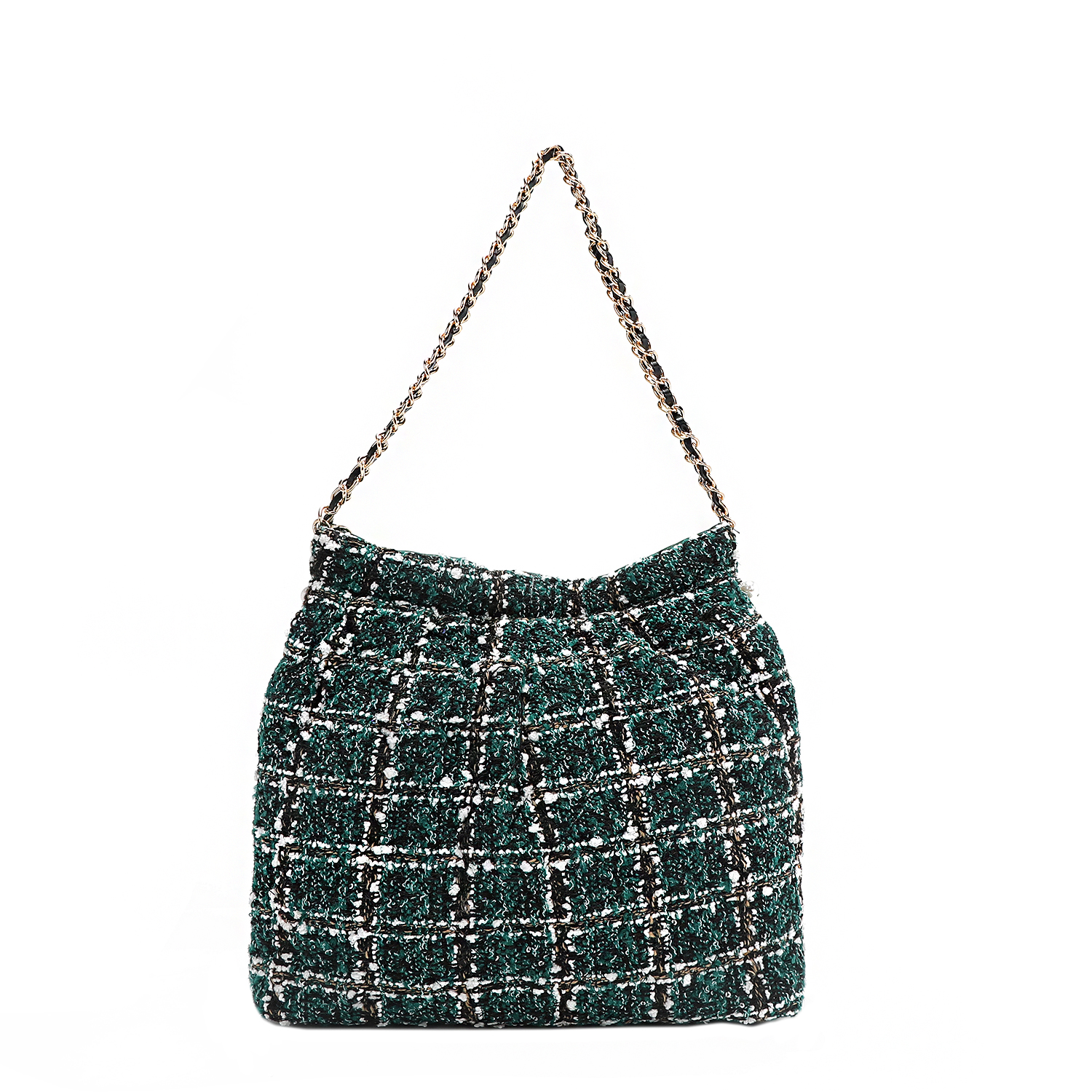 Foto 3 pulgar | Bolsa Shoulder De Nicole Lee Tela Tweed