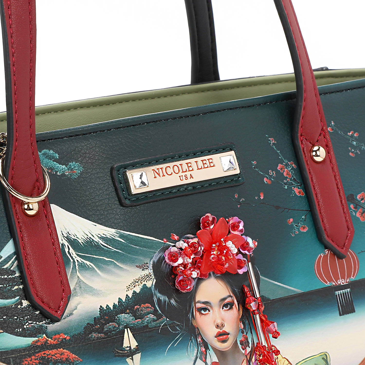 Foto 6 | Bolsa Shopper Nicole Lee Estampada Akiko La Belleza