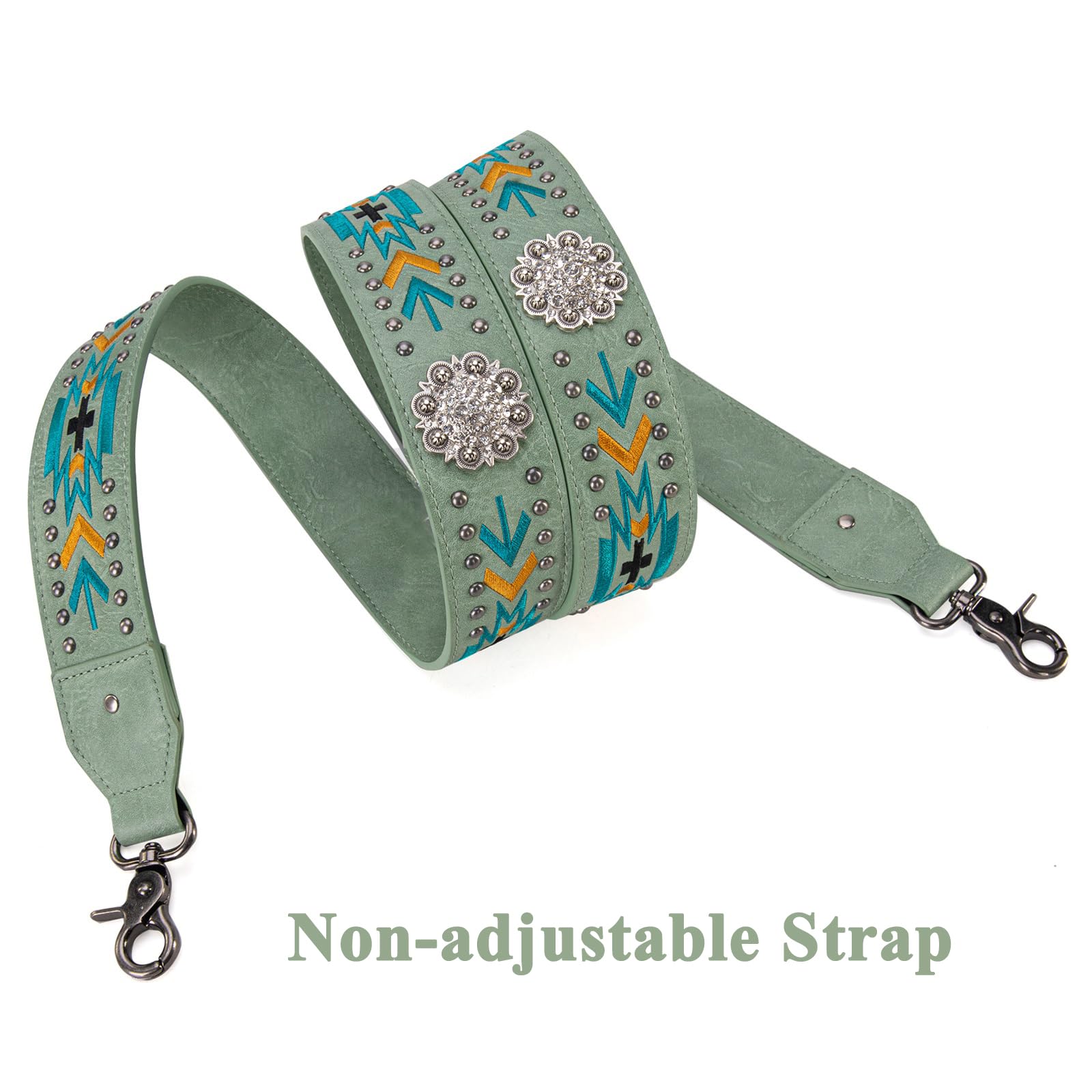 Foto 5 pulgar | Bandolera Montana West Wrangler Boho Aztec Green Wg2207 - Venta Internacional.