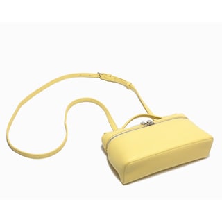 Foto 3 | Bandolera Rejolly de Piel Amarillo para Mujer - Venta Internacional