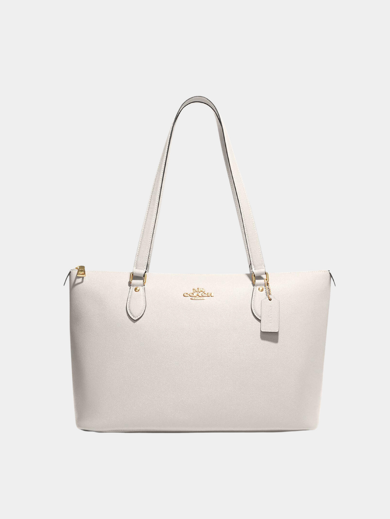 Bolsa Tote Coach Lisa CH285 Blanca Crossgrain Leather