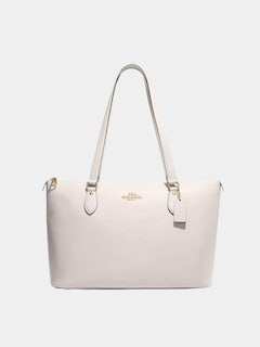 Foto 1 | Bolsa Tote Coach Lisa CH285 Blanca Crossgrain Leather
