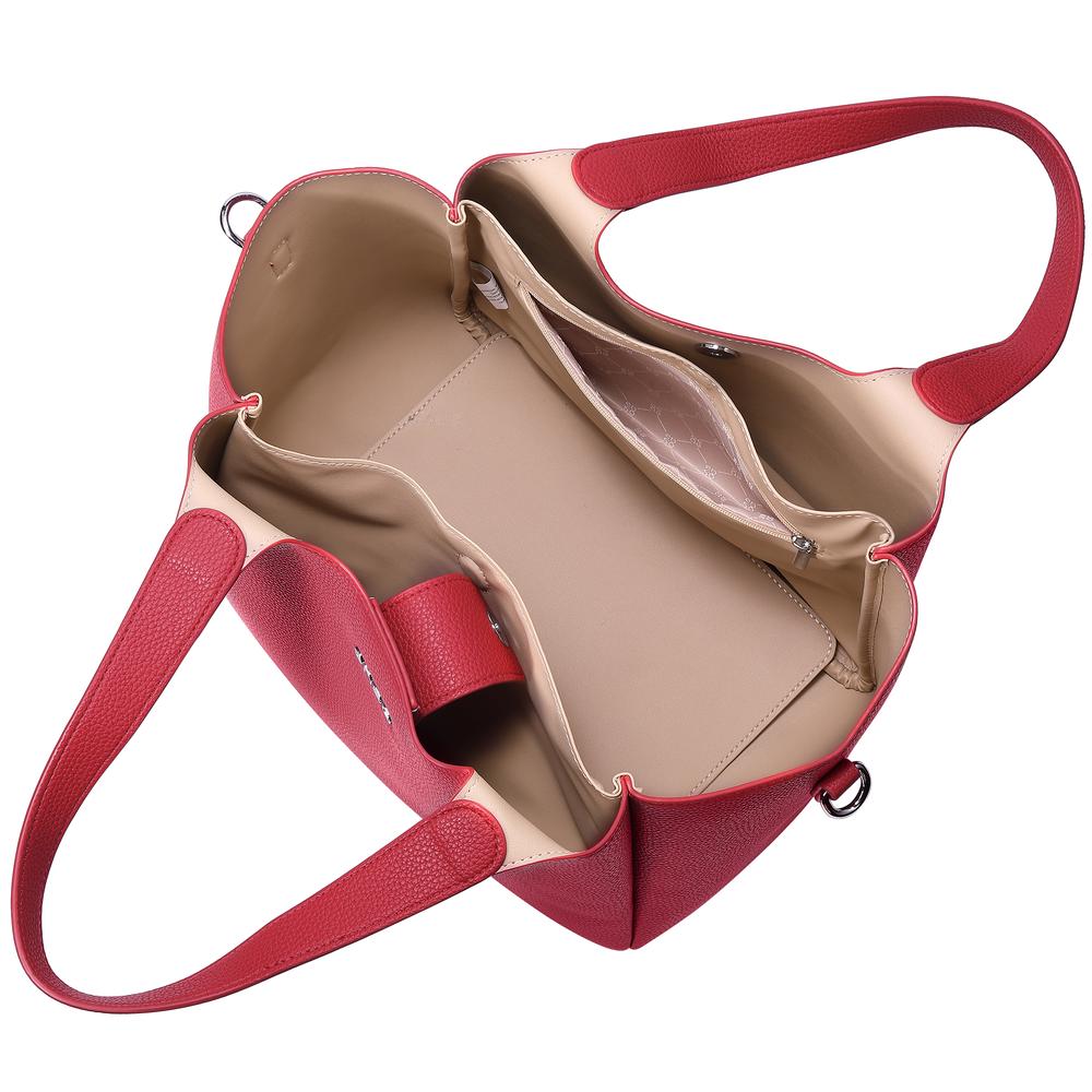 Foto 6 pulgar | Bolsa Tote Enso Roja