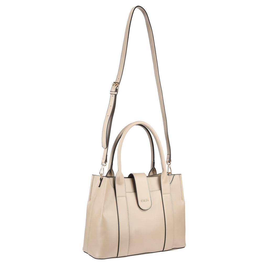 Foto 5 pulgar | Set de Bolsos Tote Enso Beige 2 Piezas