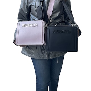 Foto 8 | Combo De Bolsas Steve Madden Bevelyn Black & Pink