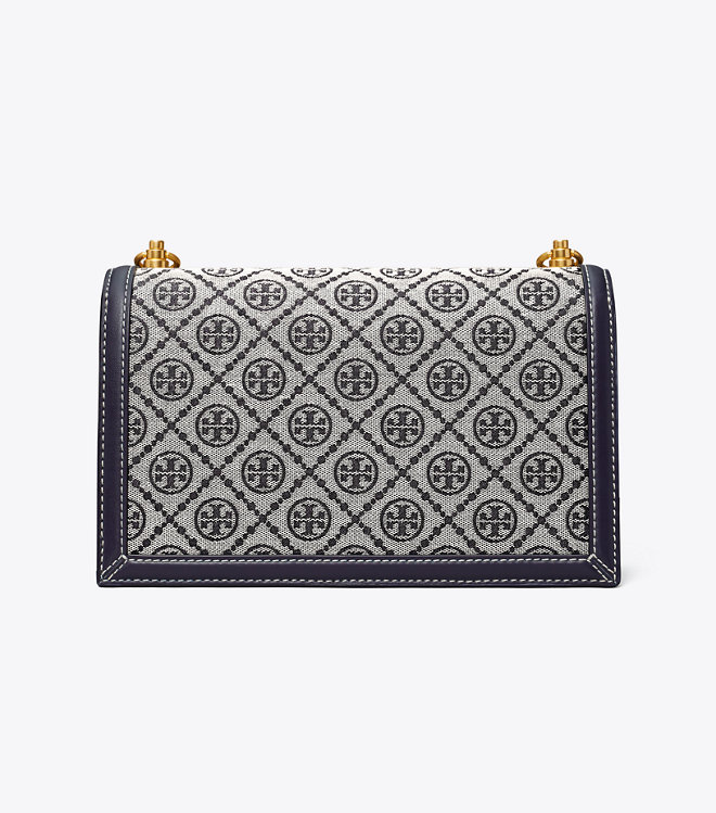 Foto 3 pulgar | Bolsa T Monogram Jacquard Shoulder Bag Tory Burch 81863 405 Navy