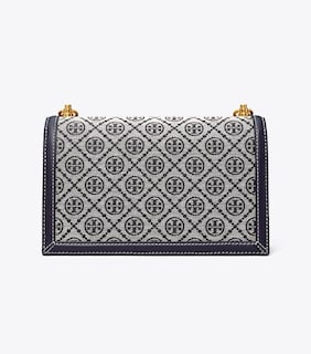 Foto 2 | Bolsa T Monogram Jacquard Shoulder Bag Tory Burch 81863 405 Navy
