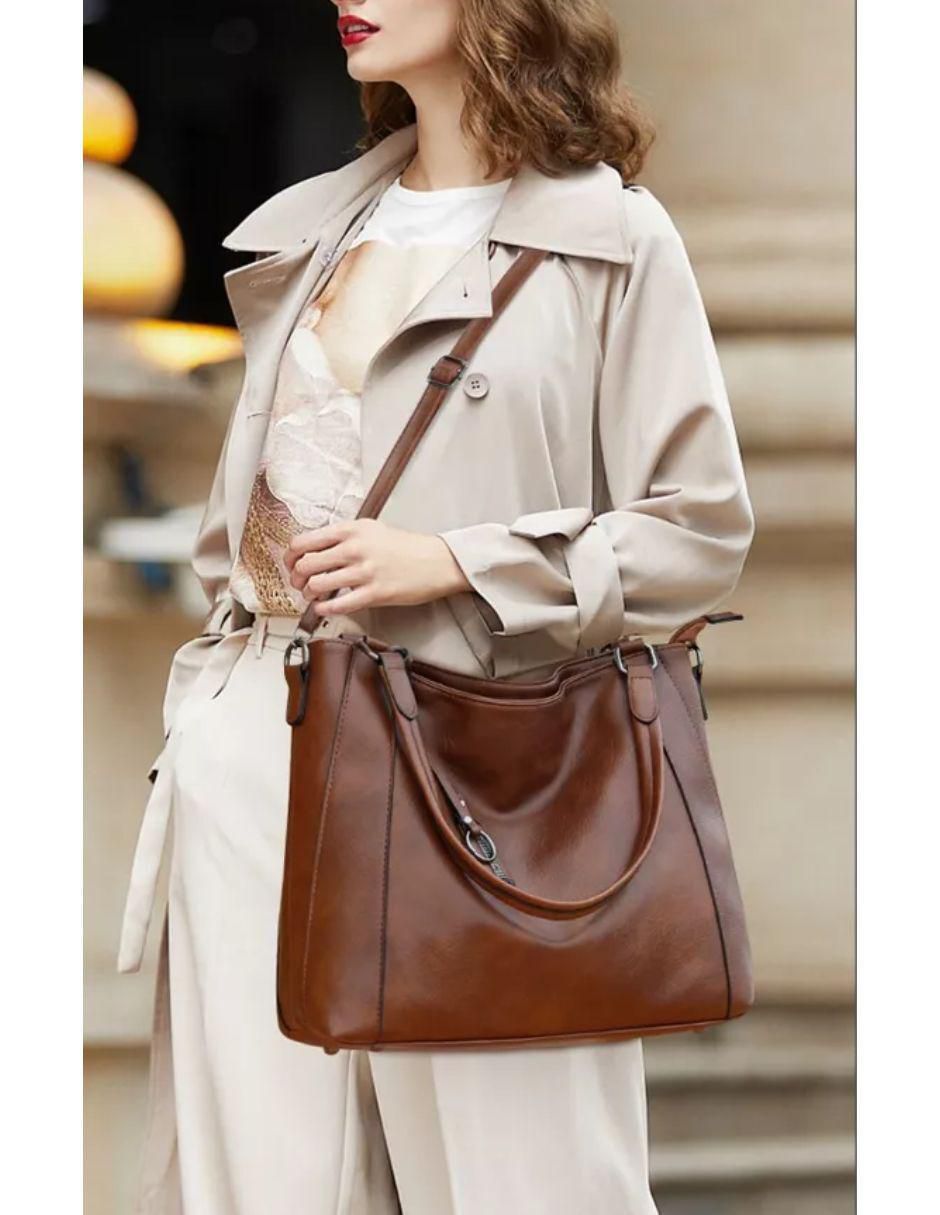 Foto 4 | Bolsa Tote Pink Brule Cafe para Mujer