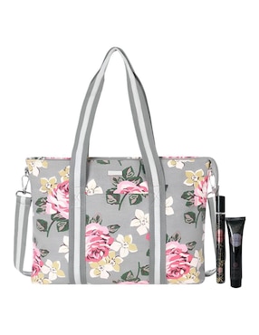 Foto 2 | Bolsa Tote Pink Brule Gris para Mujer