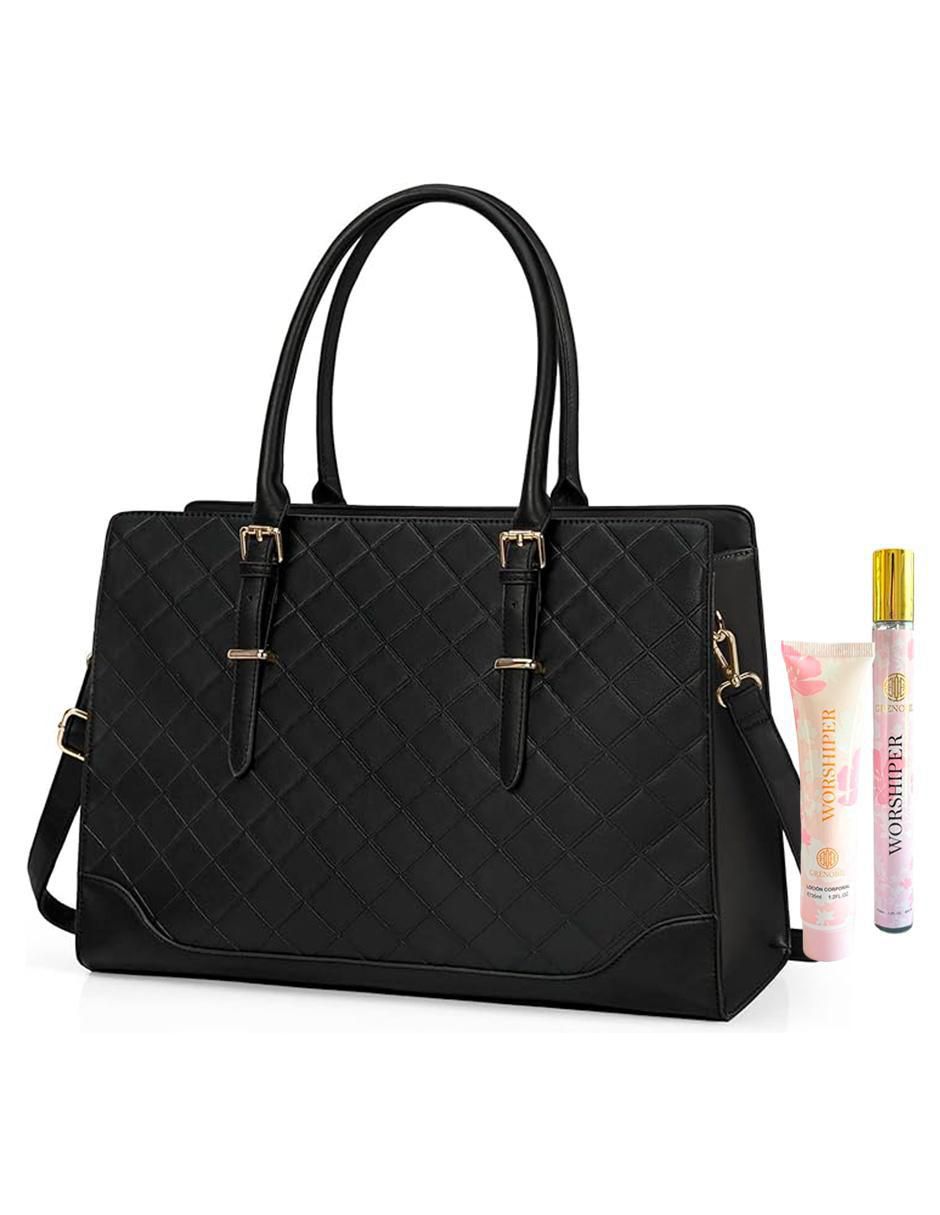 Bolsa Tote Pink Brule Negra