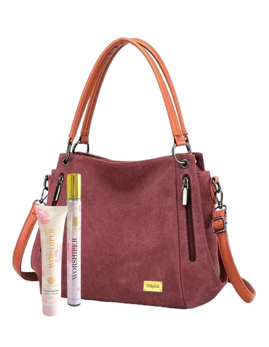 Foto 2 pulgar | Bolsa Tote Pink Brule