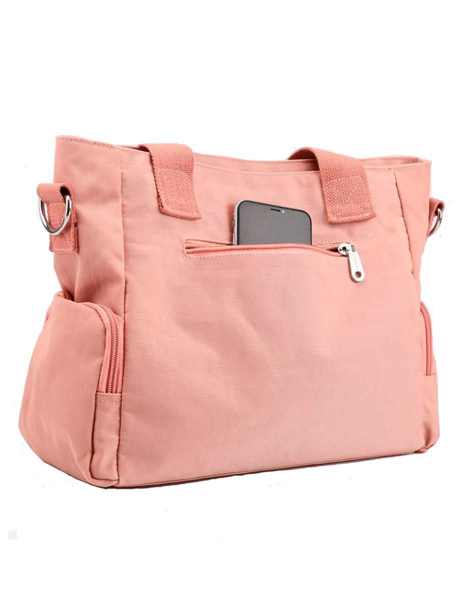 Foto 5 pulgar | Bolsa Tote Pink Brule Rosa