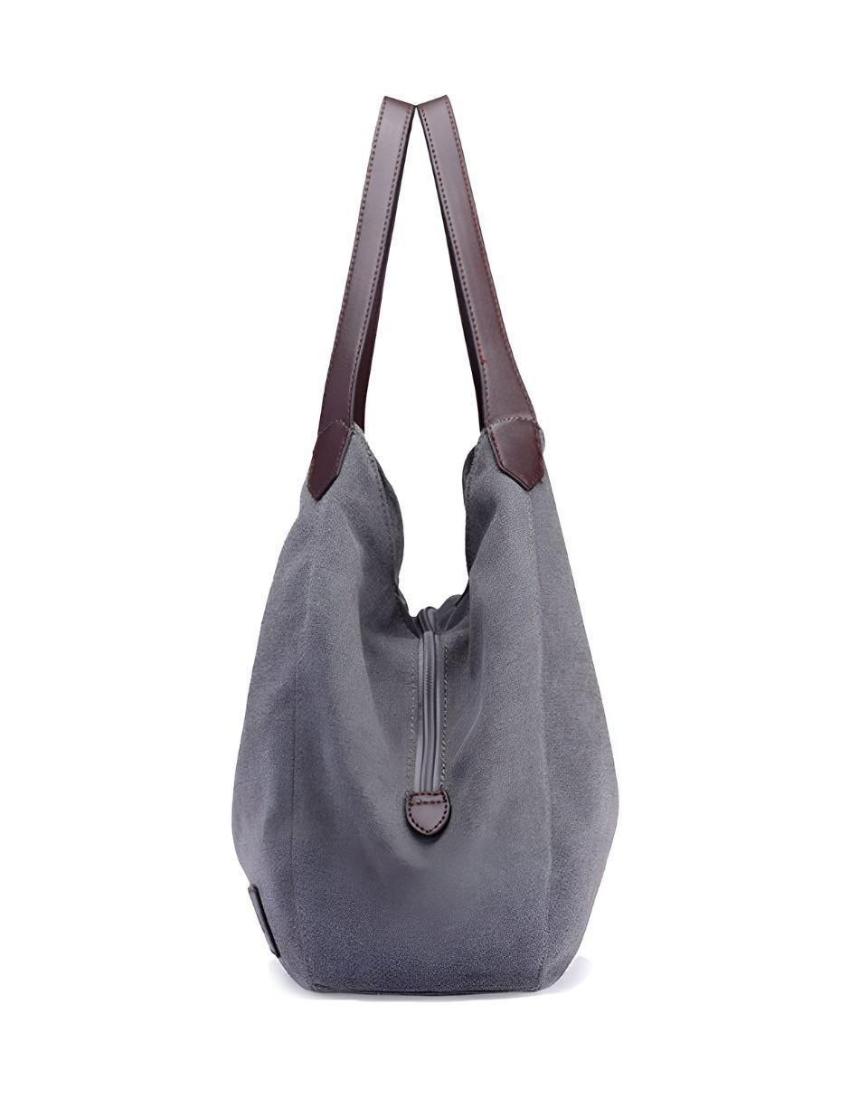 Foto 4 pulgar | Bolsa Tote Pink Brule Gris