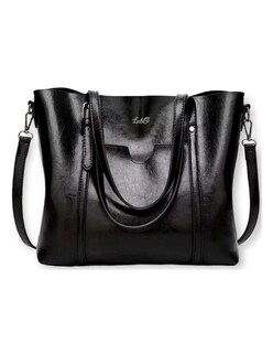Foto 1 | Bolsa Tote Pink Brule Negro para Mujer