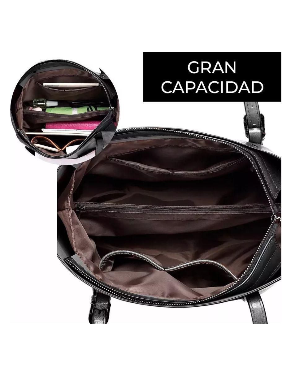 Foto 3 pulgar | Bolsa Tote Pink Brule Negro para Mujer