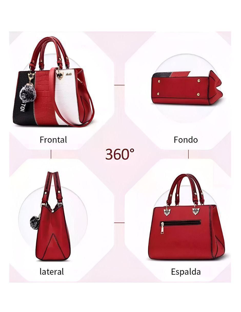 Foto 4 pulgar | Bolsa Tote Pink Brule