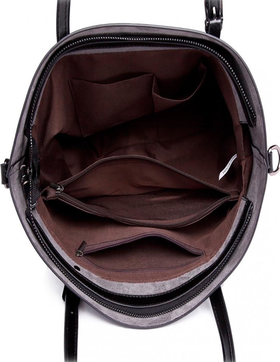 Foto 7 pulgar | Bolsa Tote Pink Brule Negra