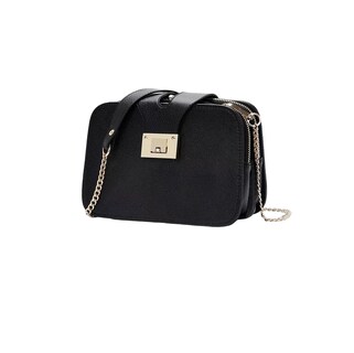 Foto 1 | Bolso Bandolera Con Hebilla Decorativa Para Mujer Gris Oscuro