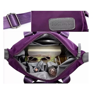 Foto 3 | Bolso Multifuncional Antirrobo E Impermeable Para Mujer Morado