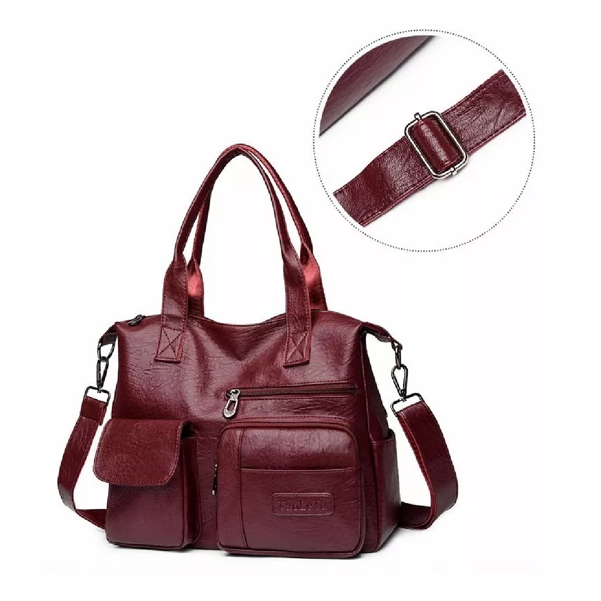 Foto 4 pulgar | Bolsa De Mano Y Hombro Con Gran Capacidad Para Mujer Negro