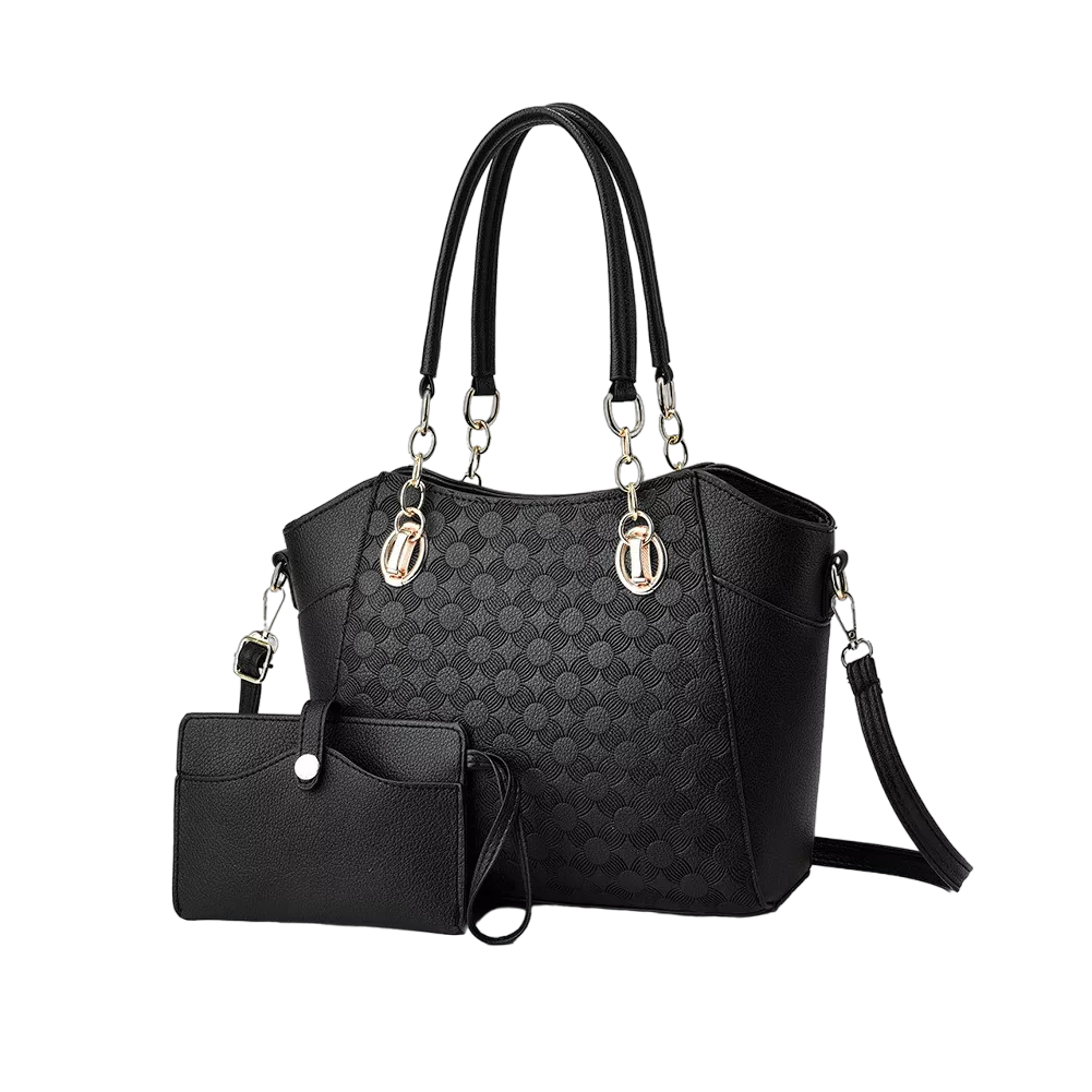 Foto 2 pulgar | Bolso De Mano Crossbody Elegante Para Mujer Negro