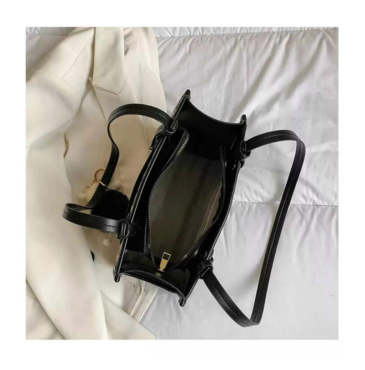 Foto 5 pulgar | Bolso De Mano Moderno Y Elegante Para Mujer Negro
