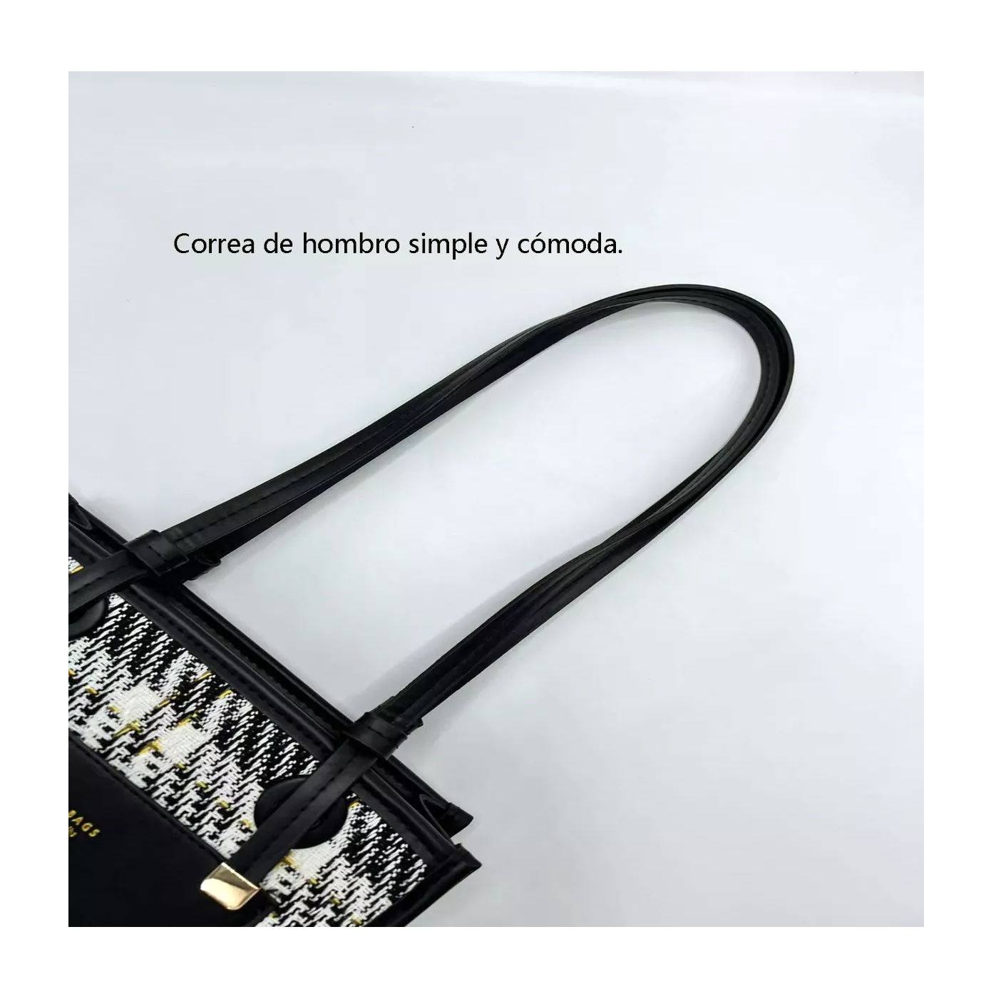 Foto 6 pulgar | Bolso De Mano Moderno Y Elegante Para Mujer Negro