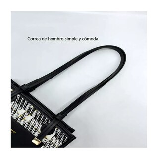 Foto 5 | Bolso De Mano Moderno Y Elegante Para Mujer Negro