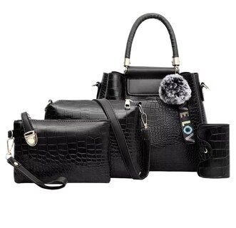 Foto 1 | Bolso Mochila Tote De Gran Capacidad Para Mujer Negro