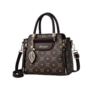 Foto 1 | Bolso Tote Impermeable Vintage Para Mujer Café