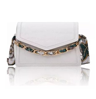 Foto 1 | Bolsa Bandolera Minimalista Para Mujer Blanca