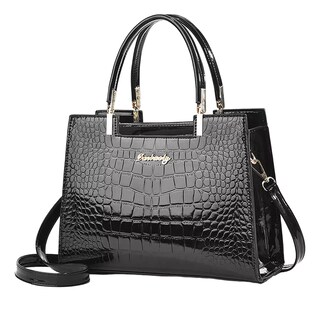Foto 1 | Bolso Elegante Impermeable Negro para Mujer
