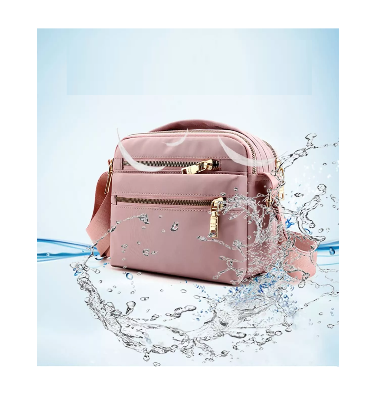 Foto 3 pulgar | Bolsa Crossbody Clásica Con Estilo Para Mujer Rosa