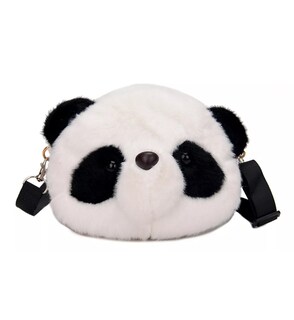 Foto 1 | Bandolera Pequeña Panda De Peluche Para Mujer