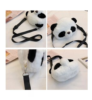 Foto 2 | Bandolera Pequeña Panda De Peluche Para Mujer