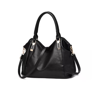 Foto 1 | Bolsa Bandolera Minimalista Para Mujer Negra