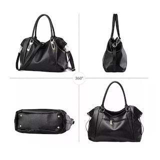 Foto 2 | Bolsa Bandolera Minimalista Para Mujer Negra
