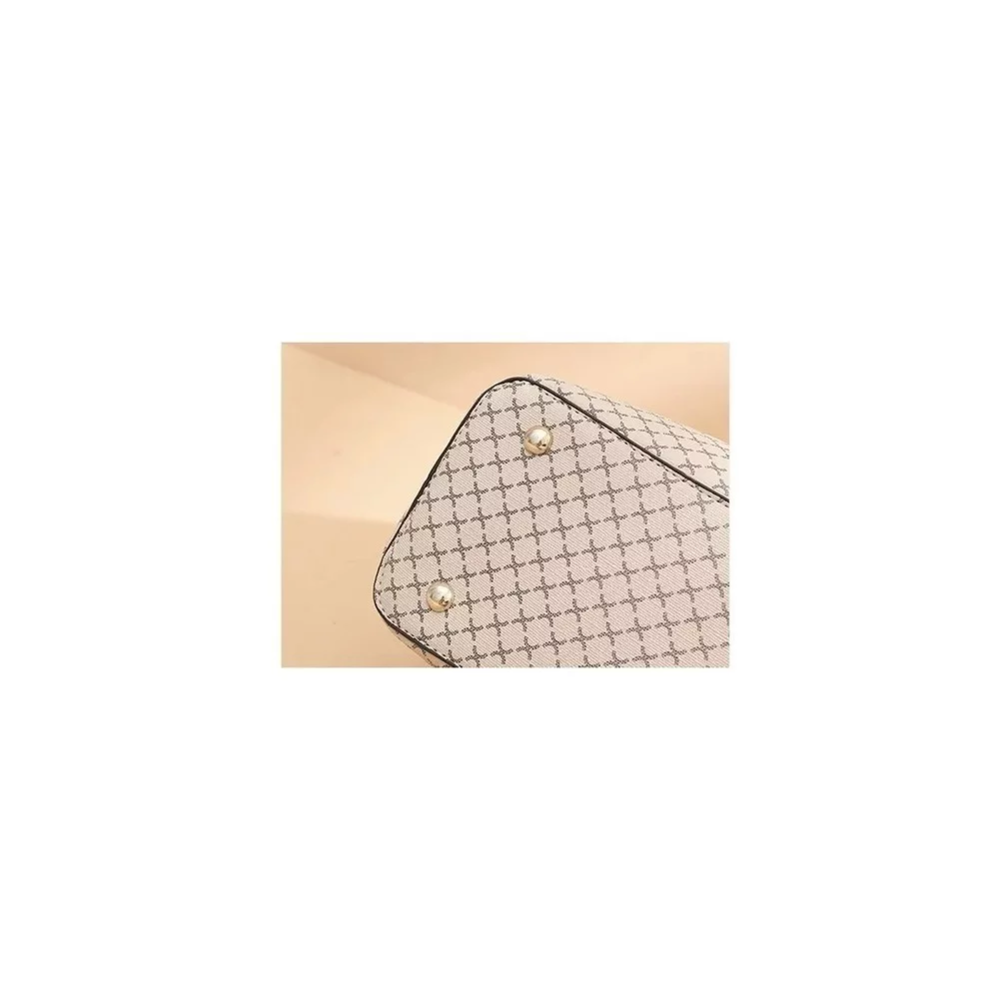 Foto 4 pulgar | Bolso De Hombro De Cuero Elegante Para Mujer Caqui