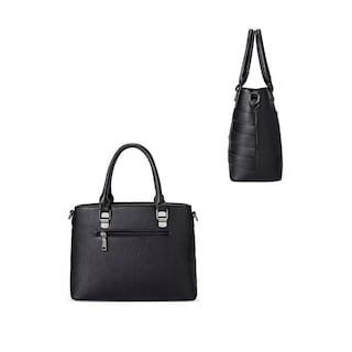 Foto 4 | Bolsas Crossbody Tote Para Mujer Con Estilo Moderno Negro